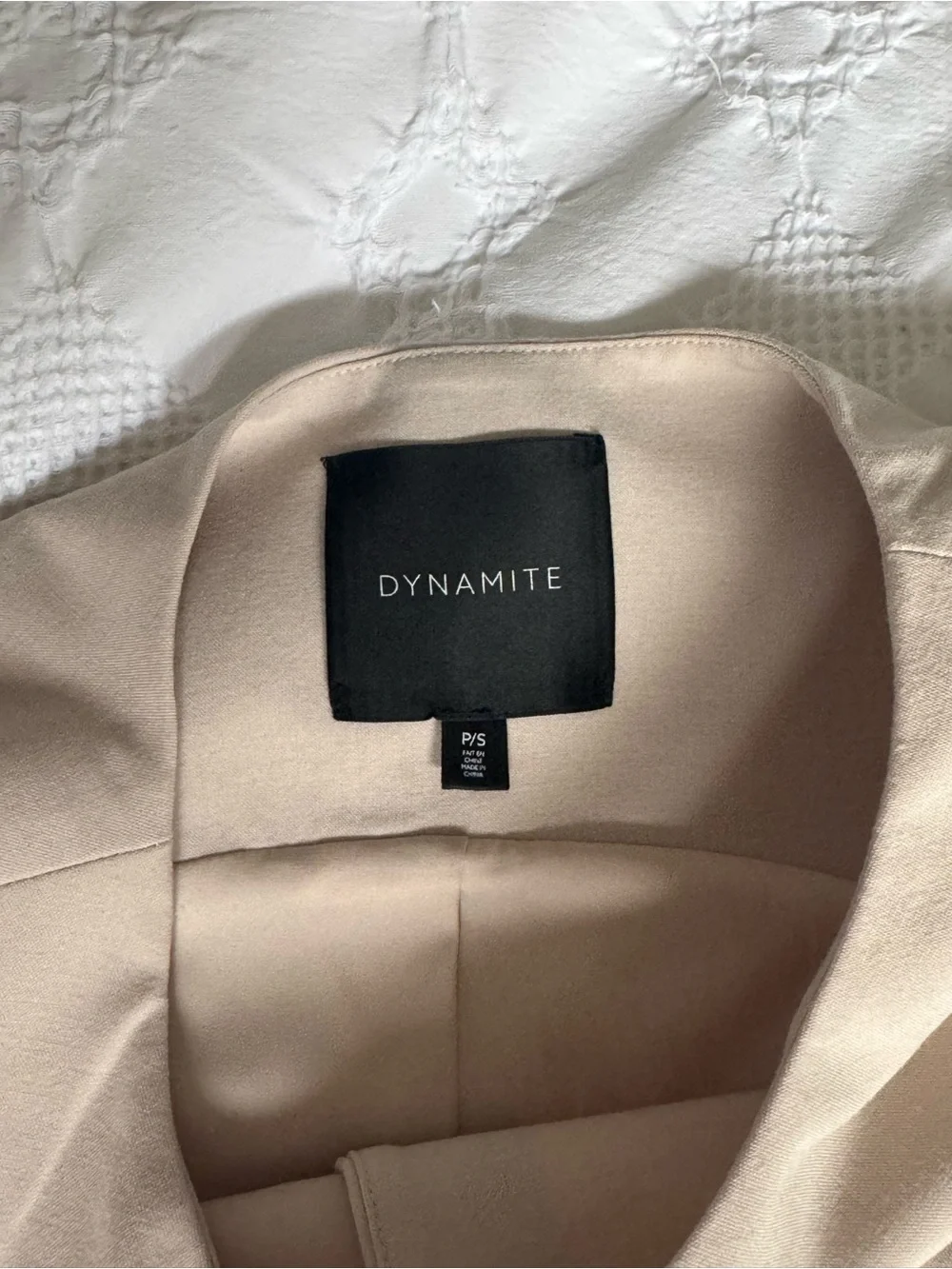 Dynamite Beige Vest - Picture 2 of 3